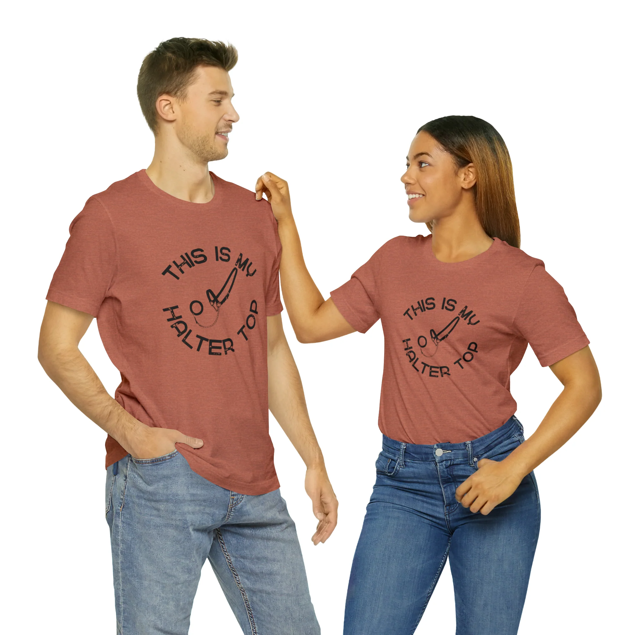 This is My Halter Top Unisex Jersey Short Sleeve Tee