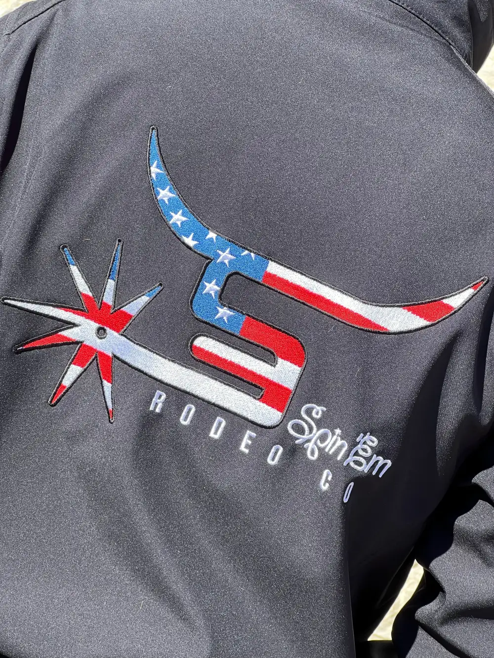 SPIN’EM-  USA Black Jacket