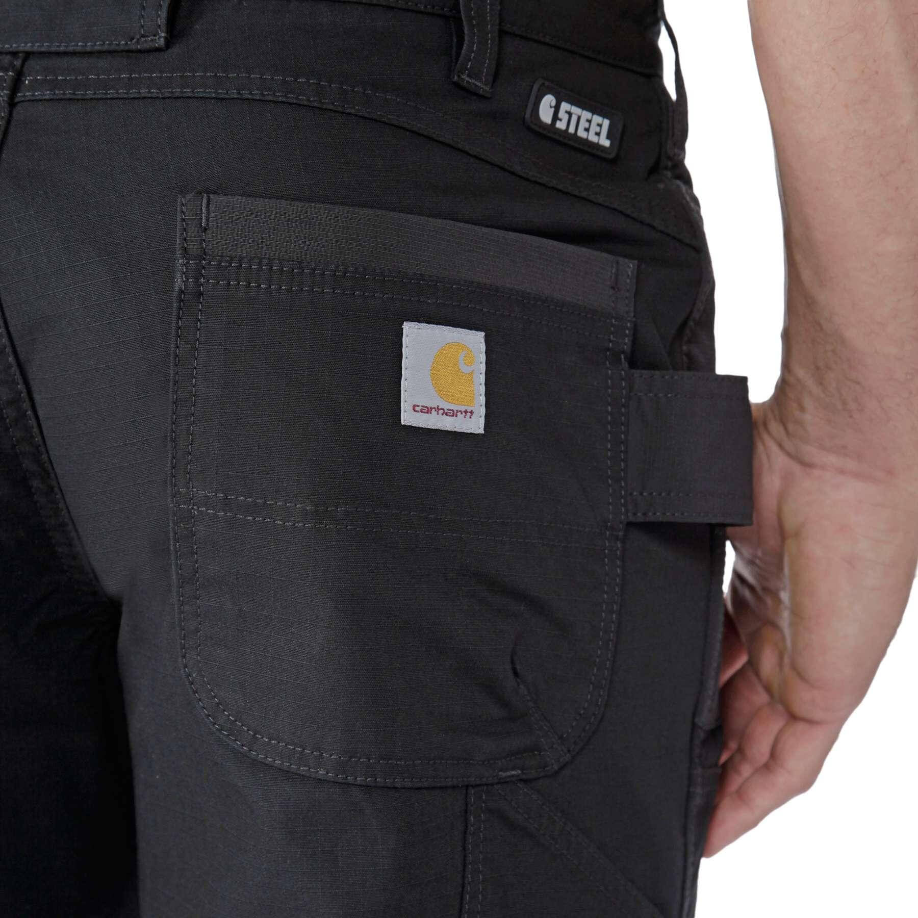 CHT Steel Straight Fit Rugged Flex Double-Front Ripstop Trousers 105075