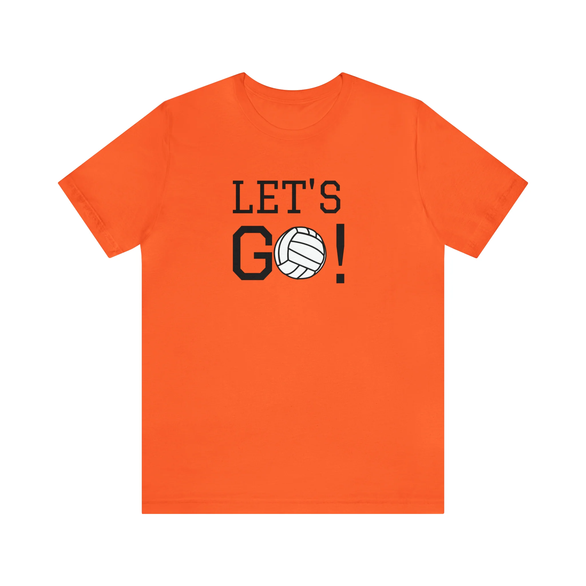 Let's Go! Volleyball Unisex Jersey Short Sleeve Tee