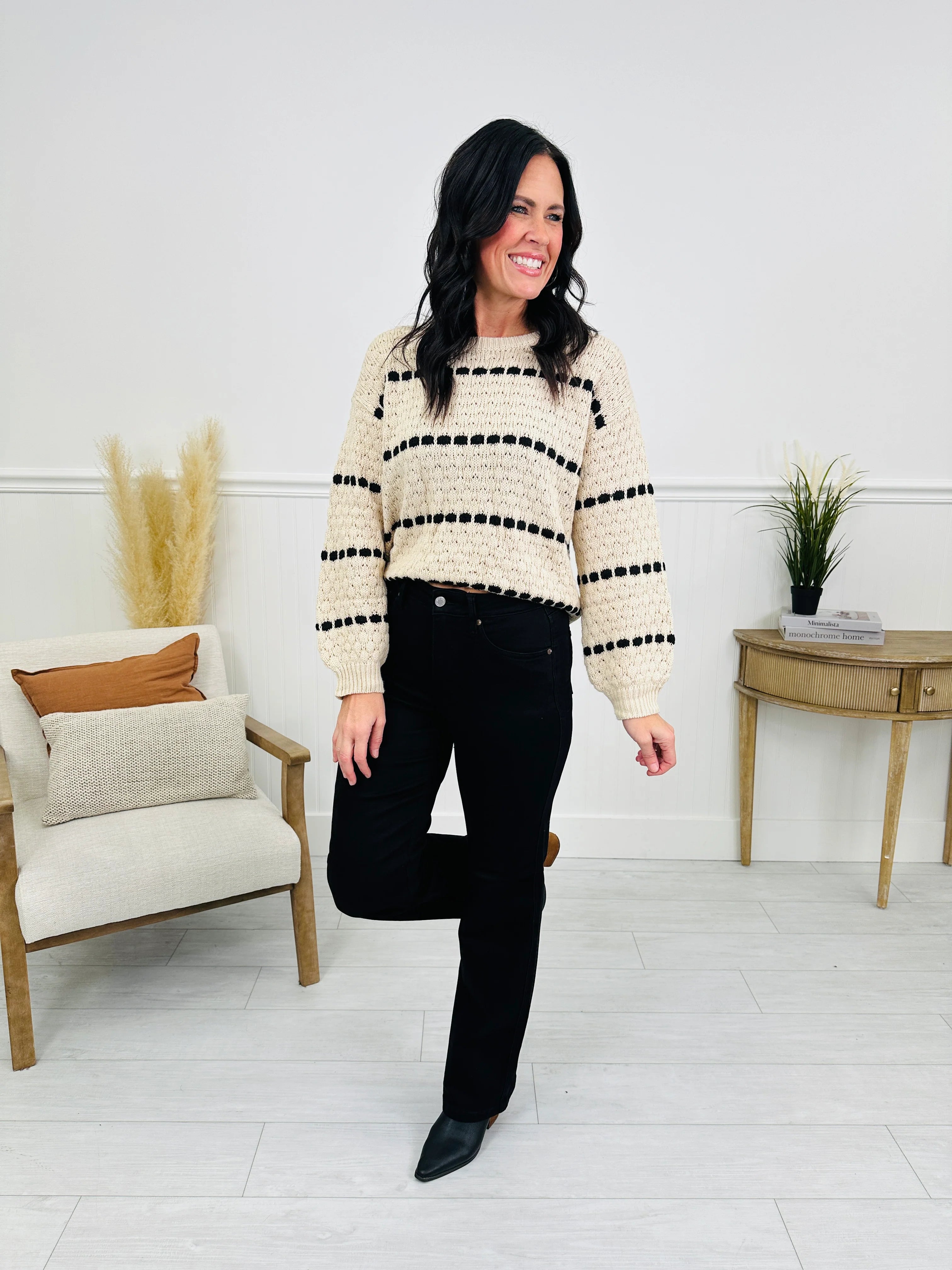 Judy Blue Forever Flattering Tummy Control Straight Leg Black Jeans