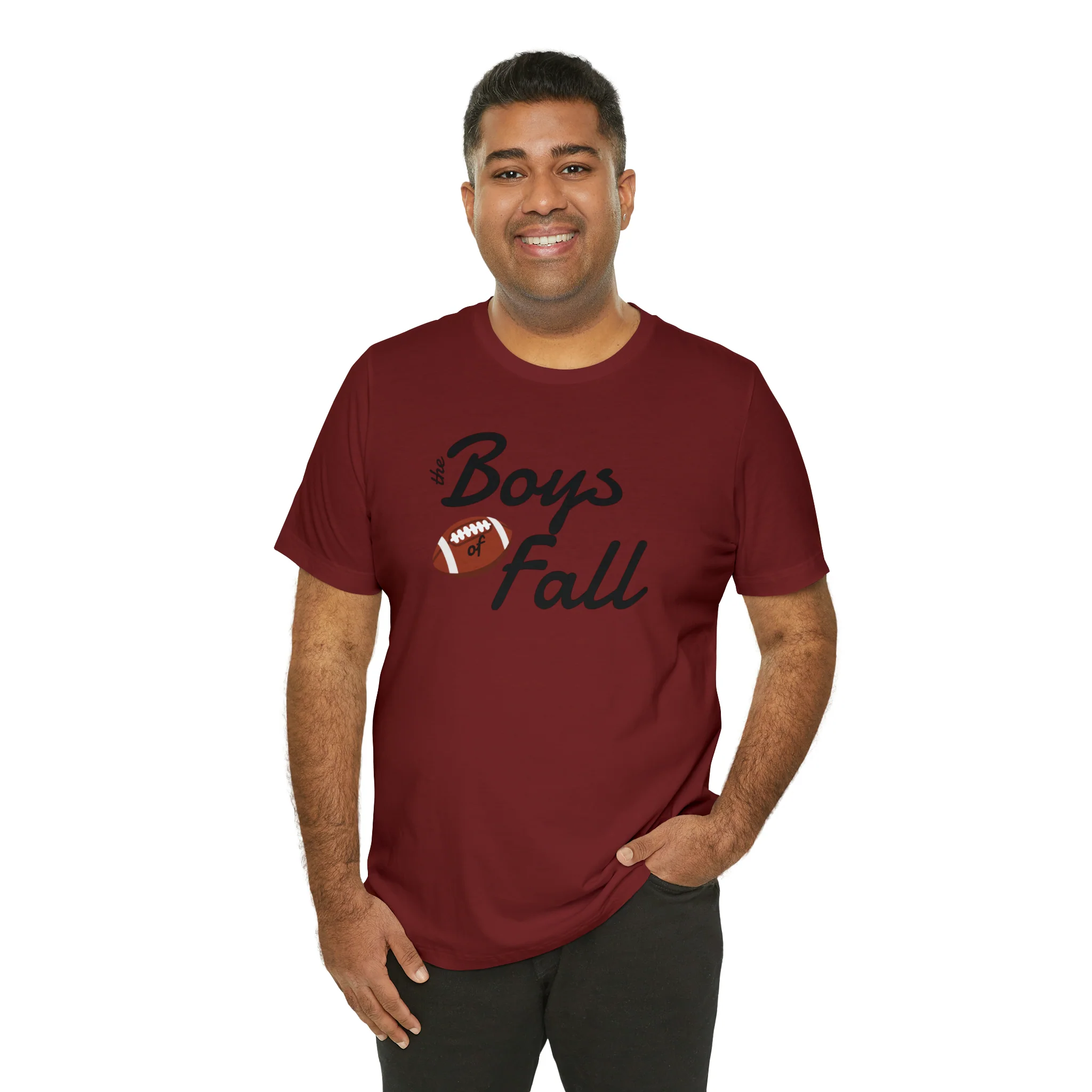Boys of Fall Football Patch Unisex Softstyle T-Shirt