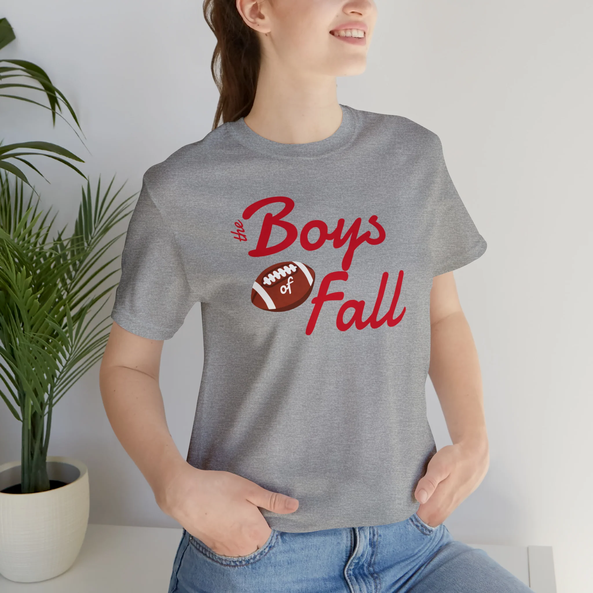 Boys of Fall Football Patch Unisex Softstyle T-Shirt