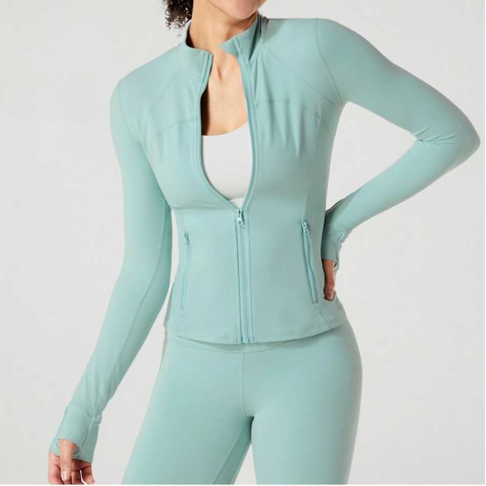 Crop Track Jacket & Leggings Set Activewear