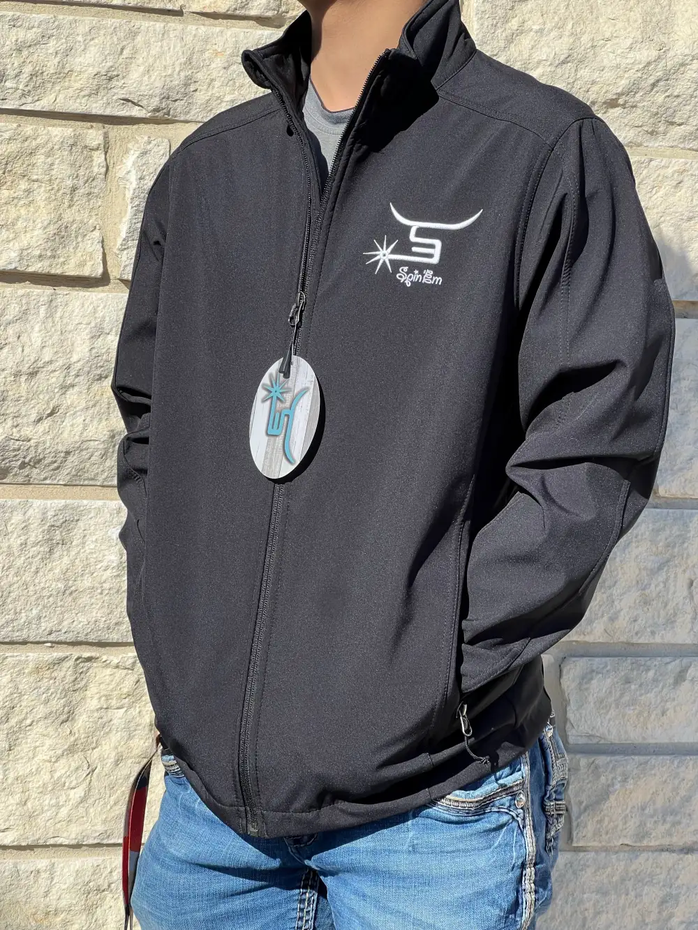 SPIN’EM-  USA Black Jacket