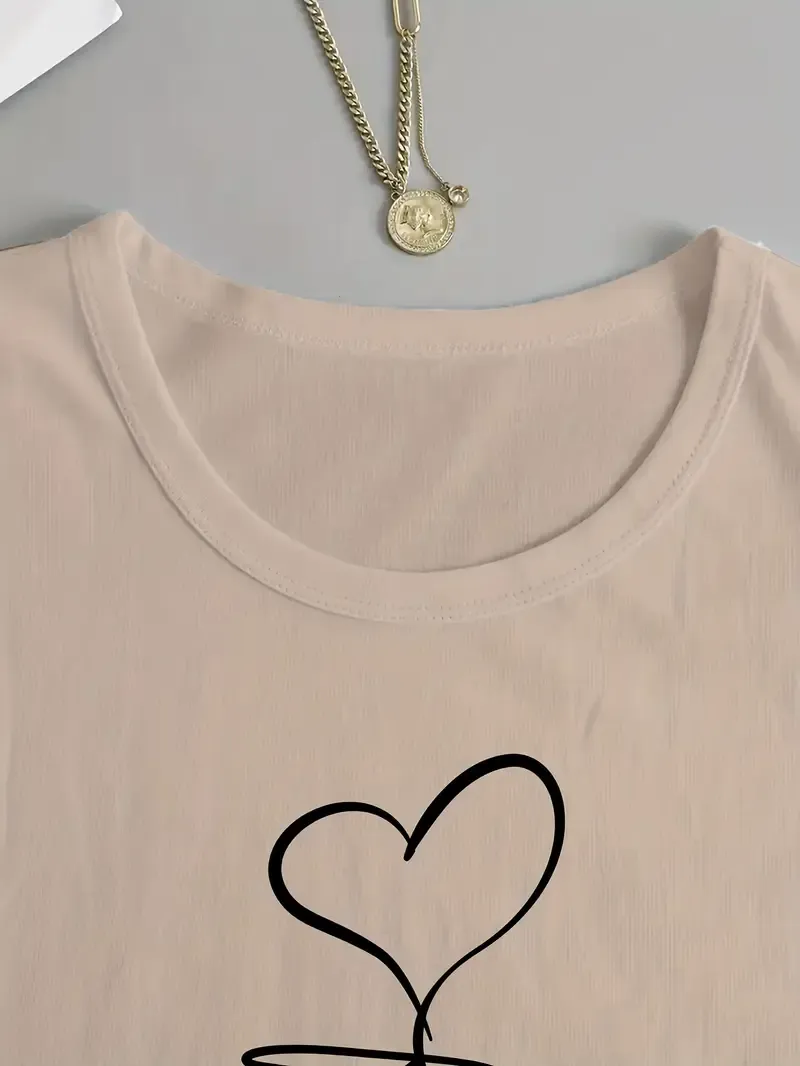 Soft Polyester Women's Casual Long Sleeve Crew Neck T-Shirt