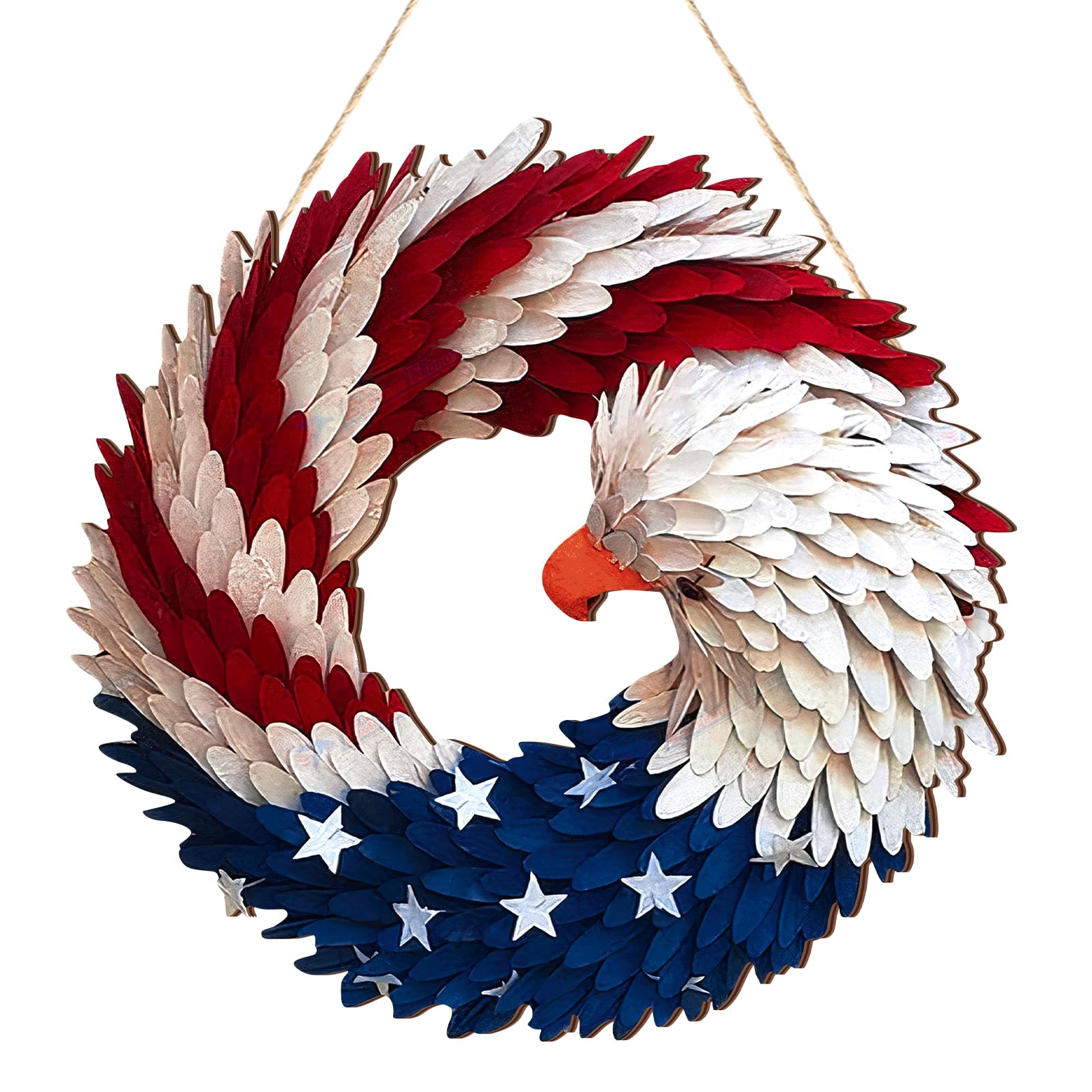 Brave Wings Wreath Eagle Wreath Independence Day Decorations