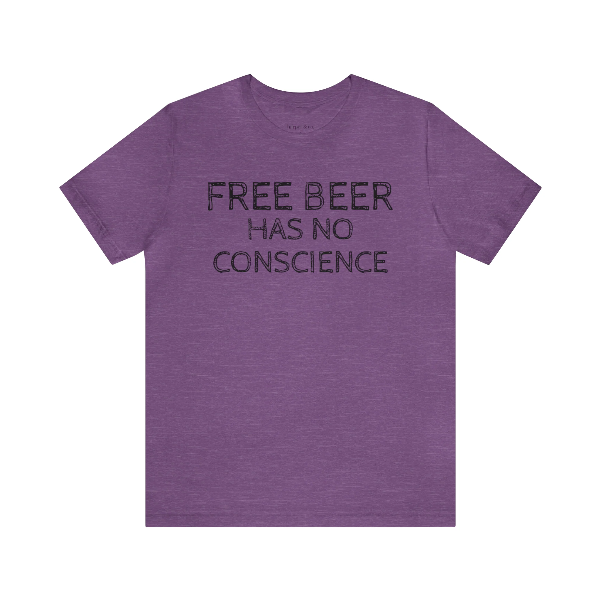 Free Beer Unisex Jersey Short Sleeve Tee
