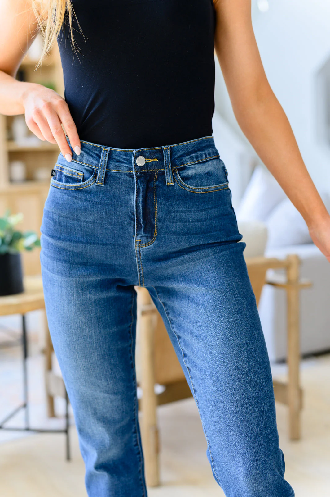 High Rise Boyfriend Jeans