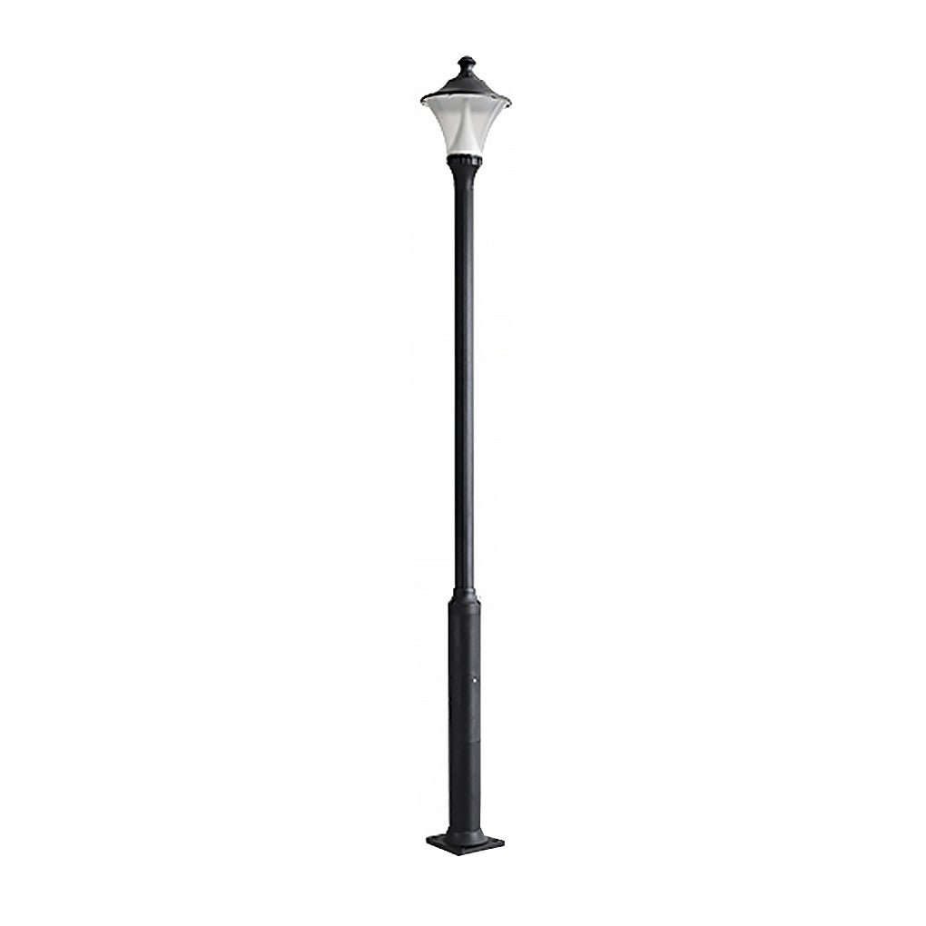 Waterproof LED Black Modern Public Lighting Heavy Duty Outdoor Lamp Post