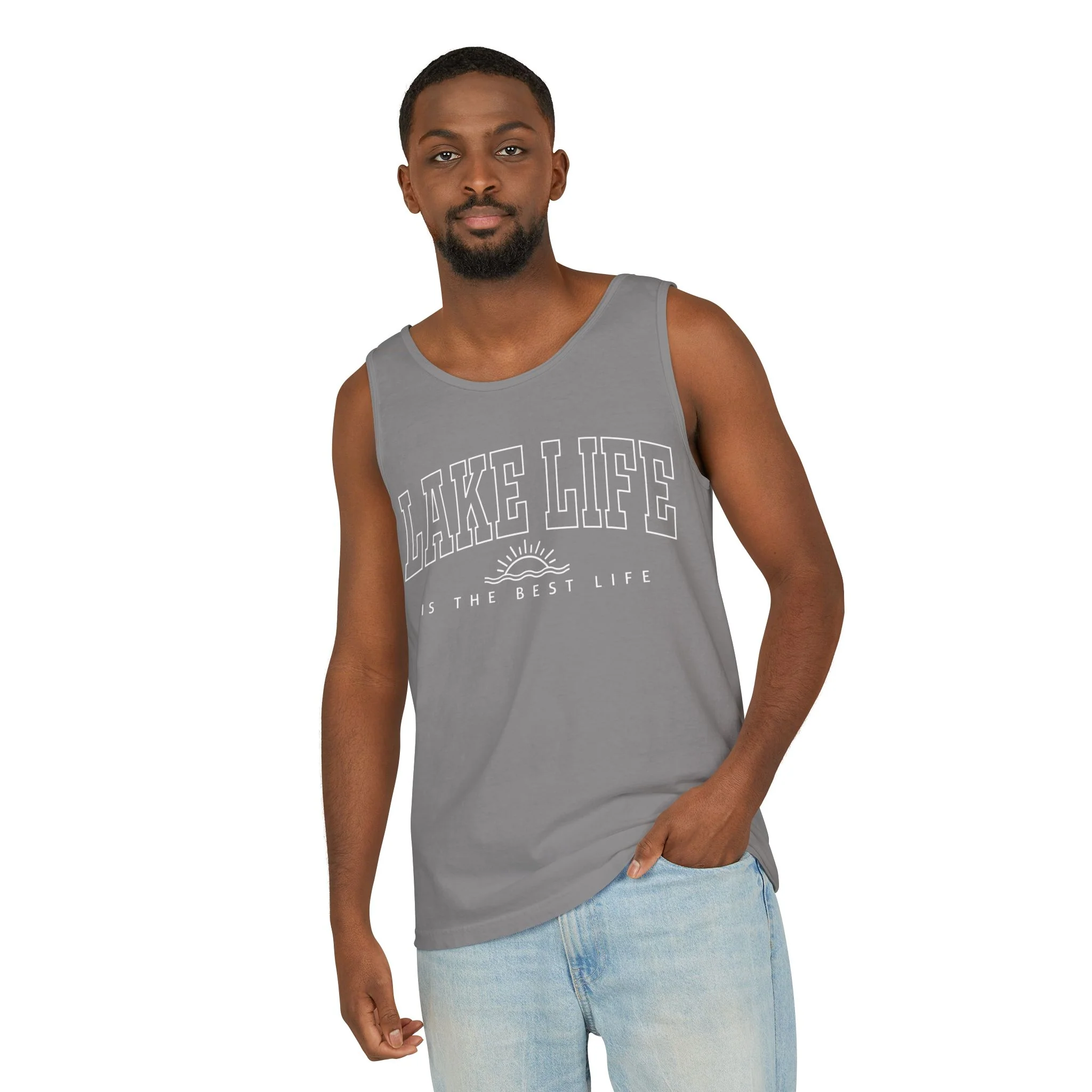 Lake Life Garment-Dyed Tank Top