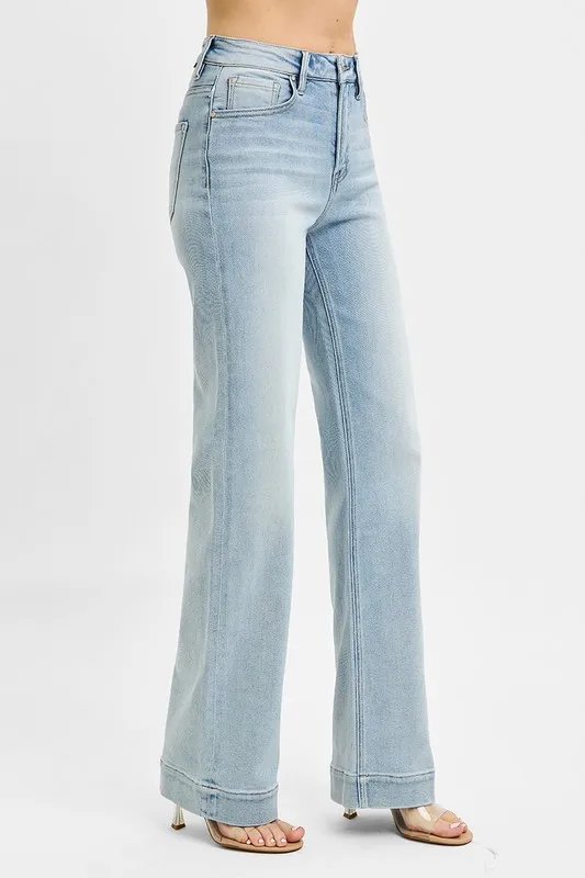 High Rise Straight Jeans