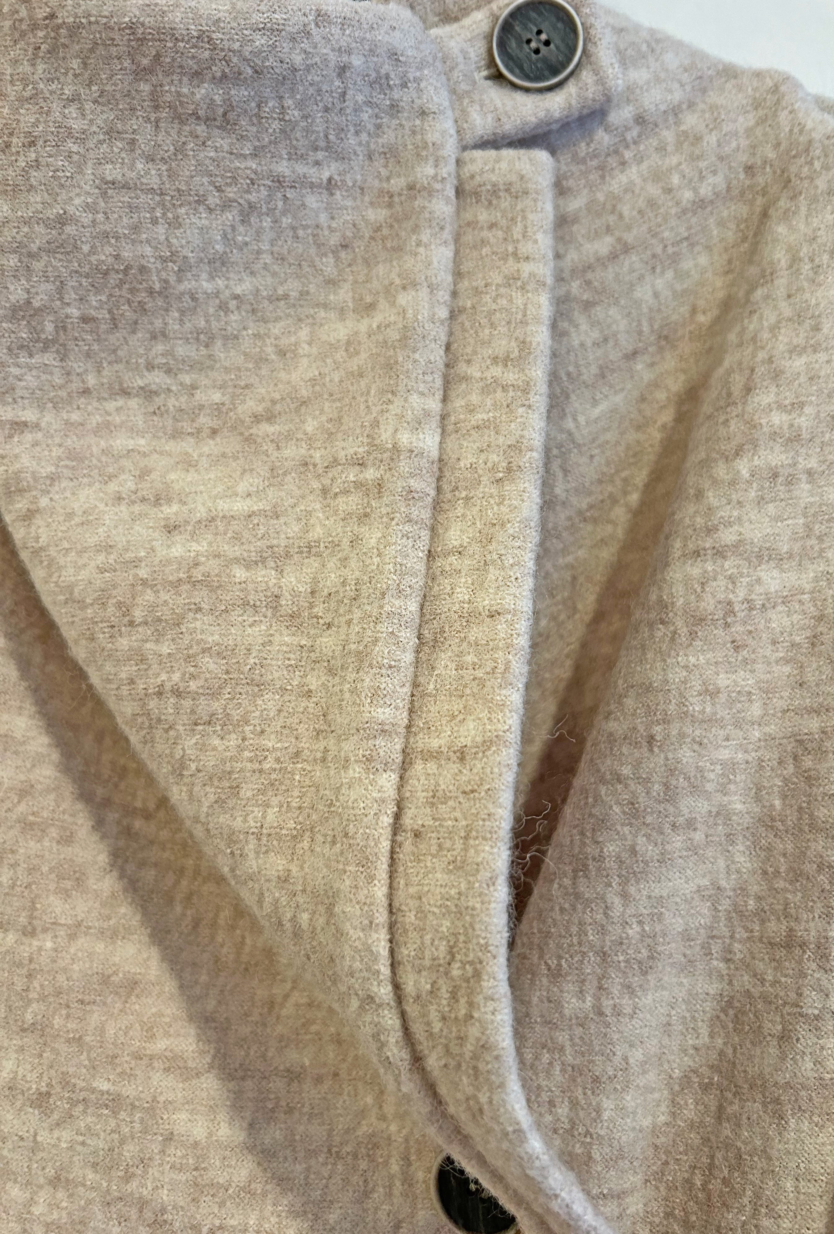 MALYN SWEATER COAT SANDSTONE