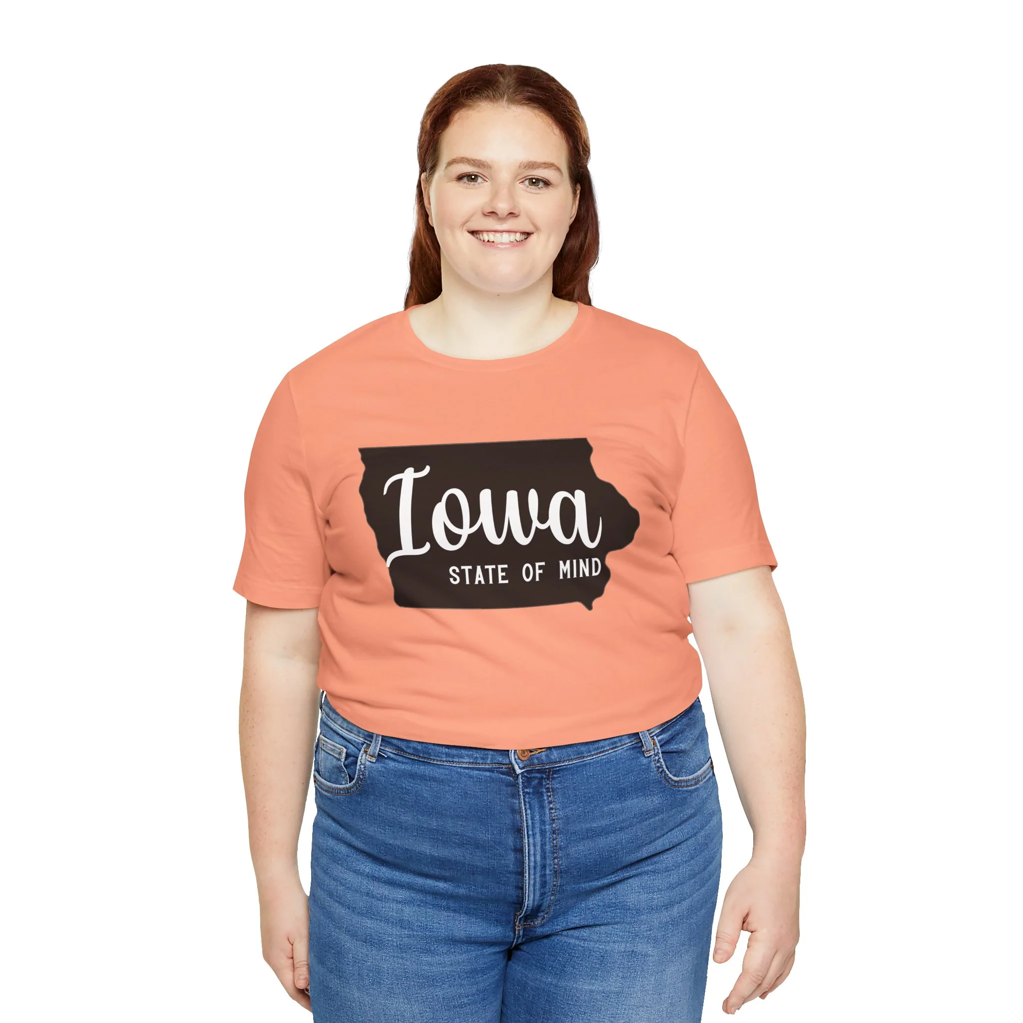 Iowa State of Mind Bella Canvas Jersey Short Sleeve Tee - Multiple Colors