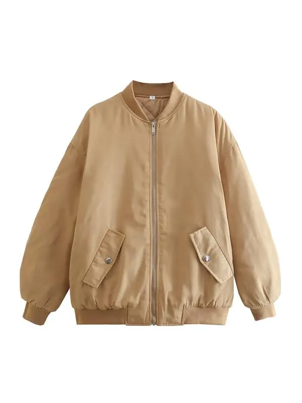 Women's Bomber Jacket Padded Coat