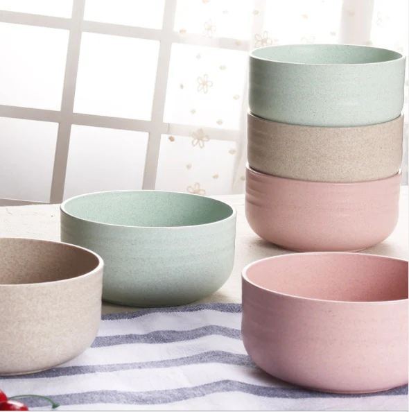 Corrugated Wheat Straw Bowls