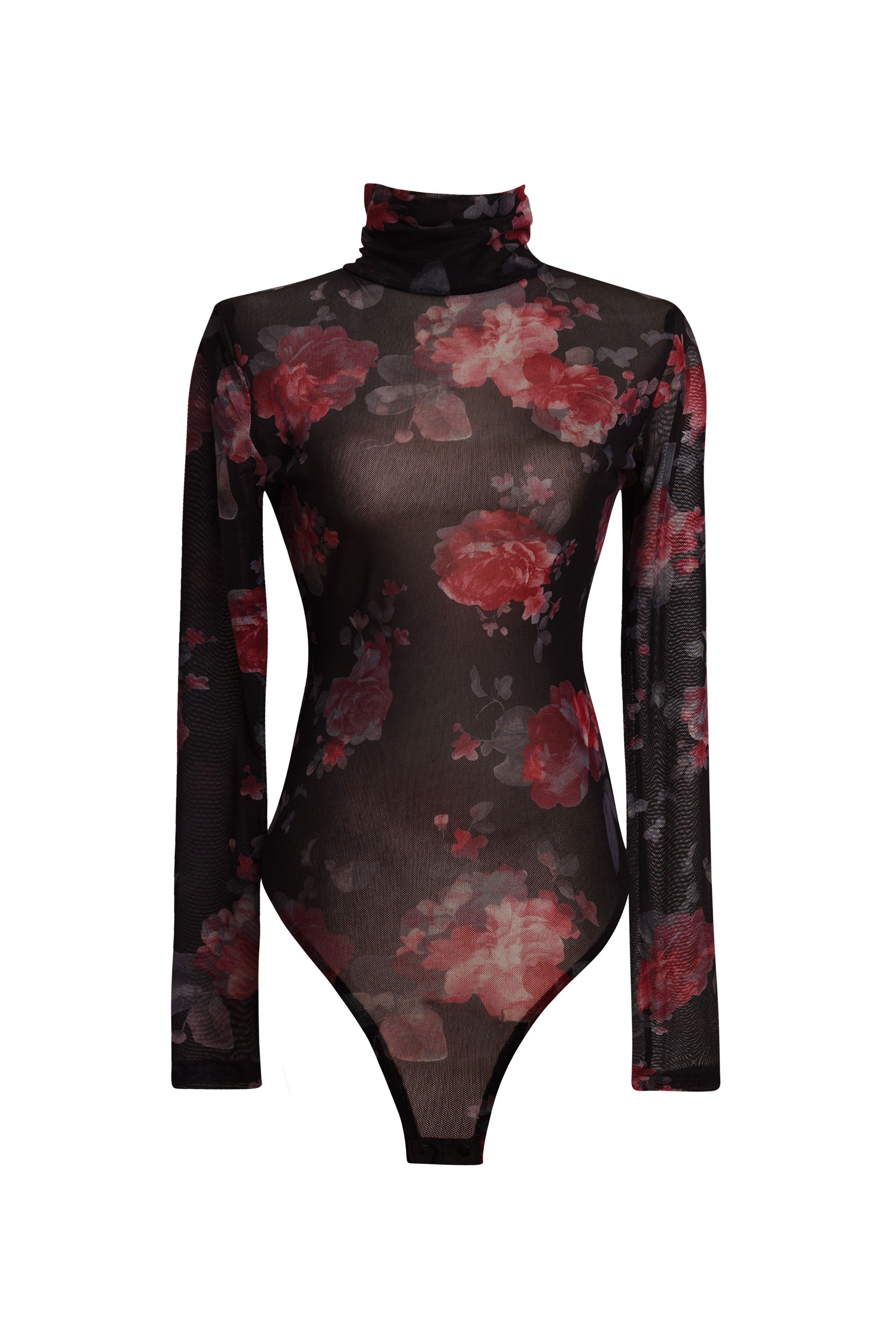 Refined Mesh Stretch Bodysuit