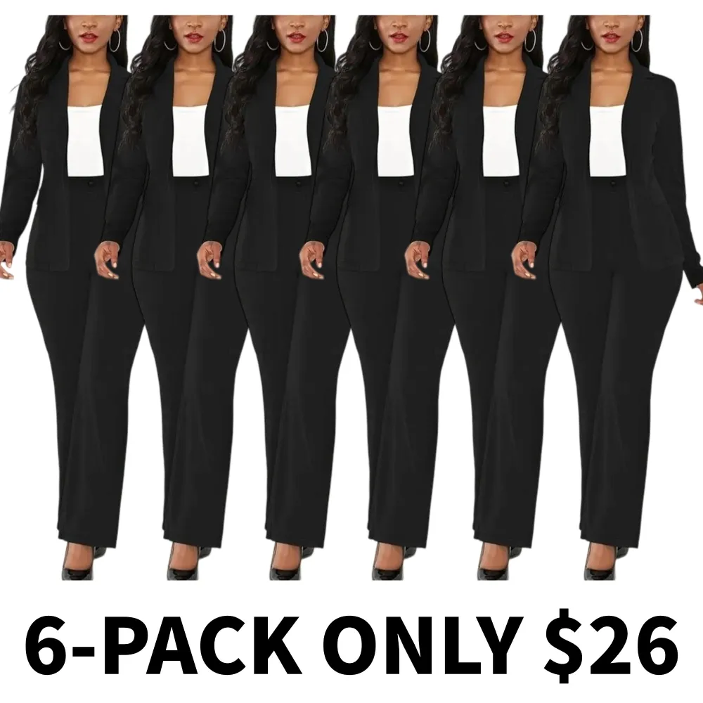 Women's solid color two-piece set