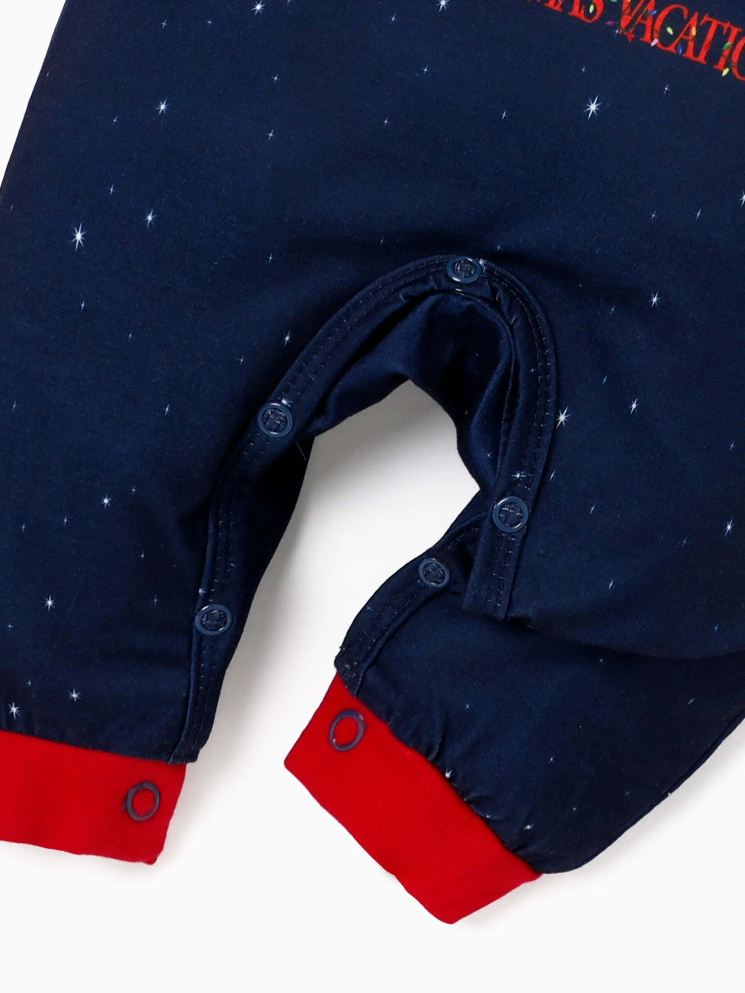 Christmas Vacation Family Matching Character Print Pajamas Sets with Christmas Socks