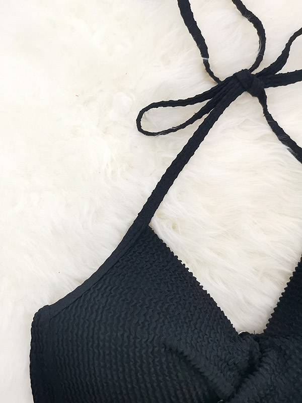 Floral Printed Bandage Bikini Swimwear