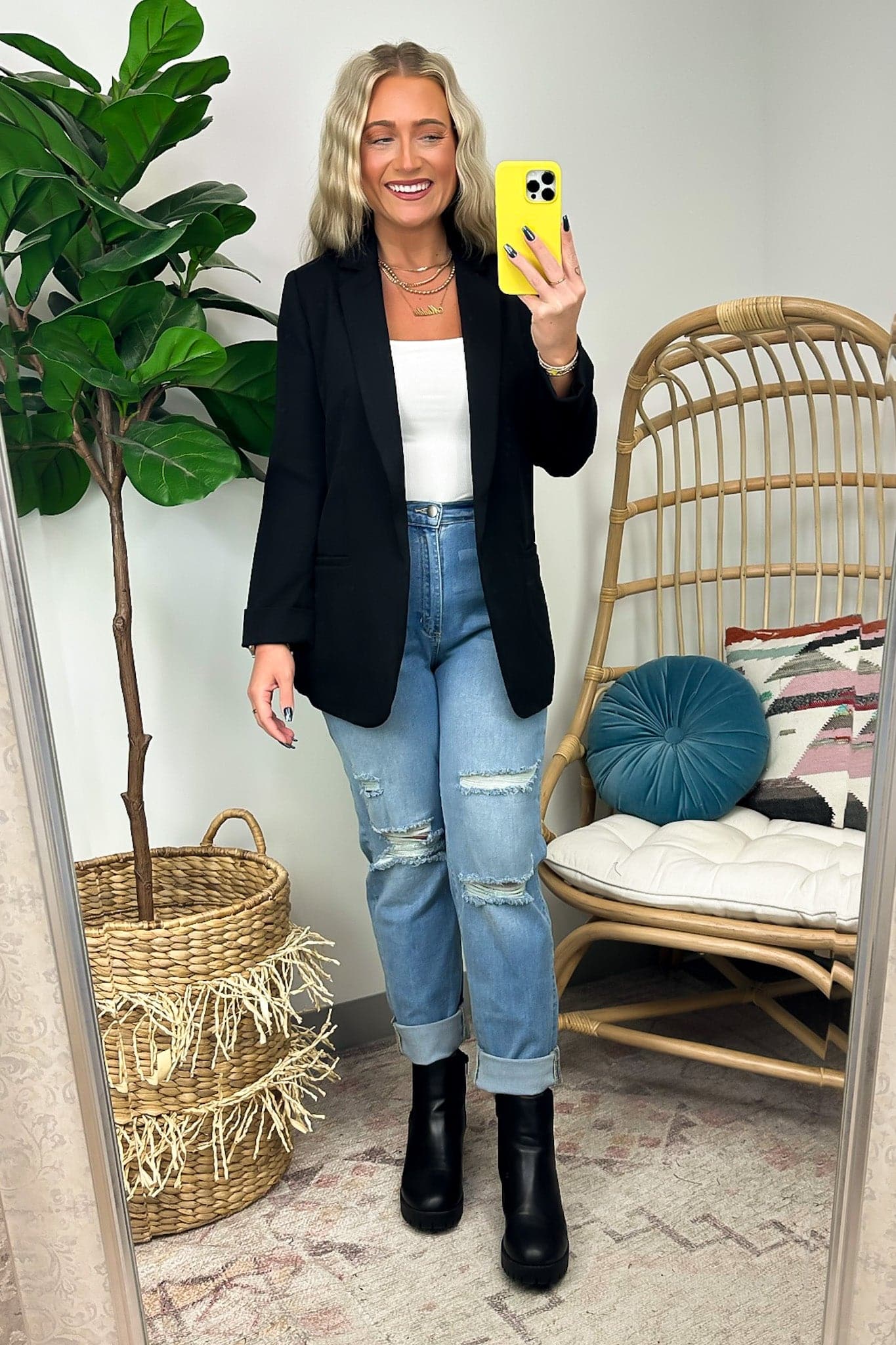 Officially Impressive Long Sleeve Classic Blazer