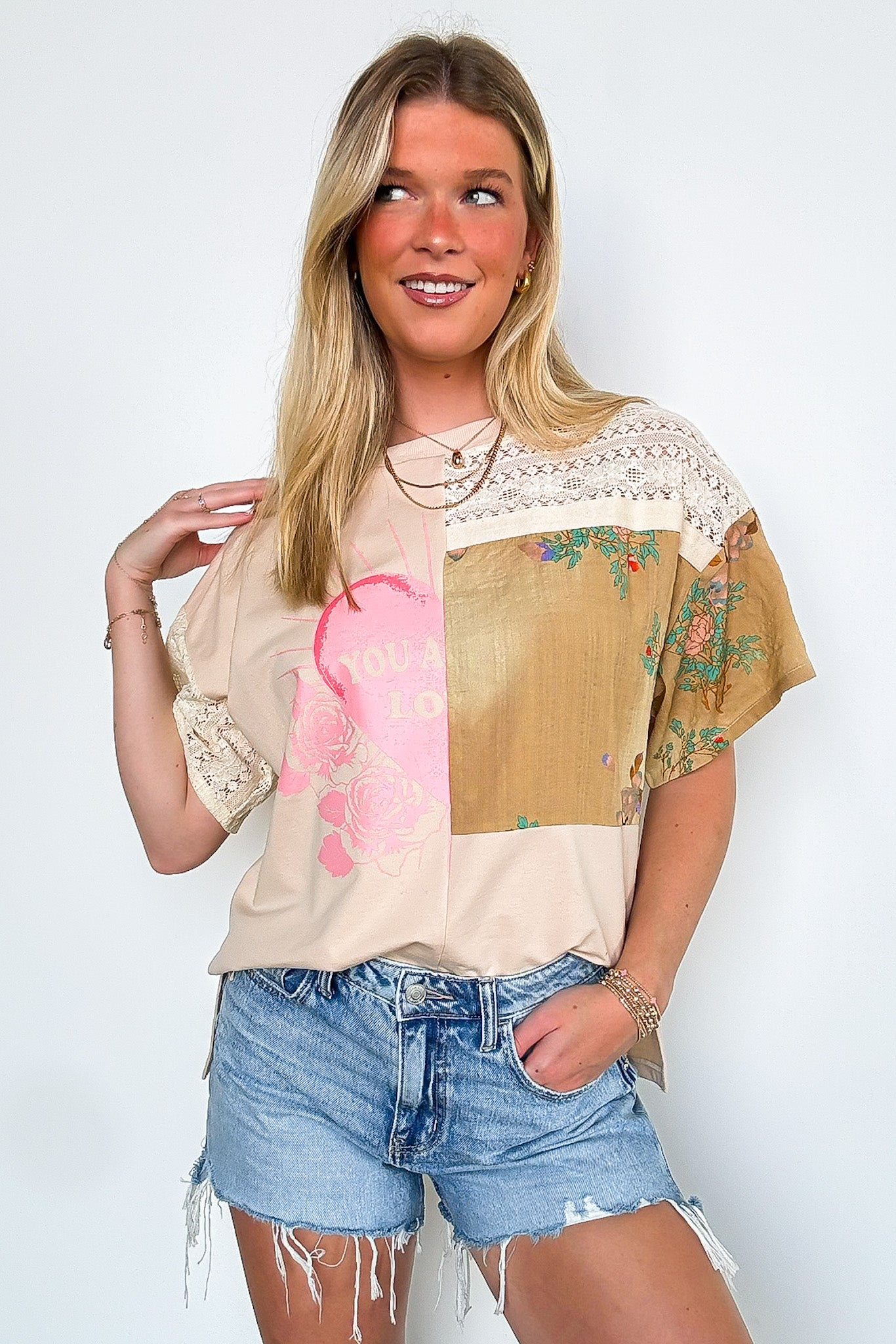 Patchwork Graphic Tee