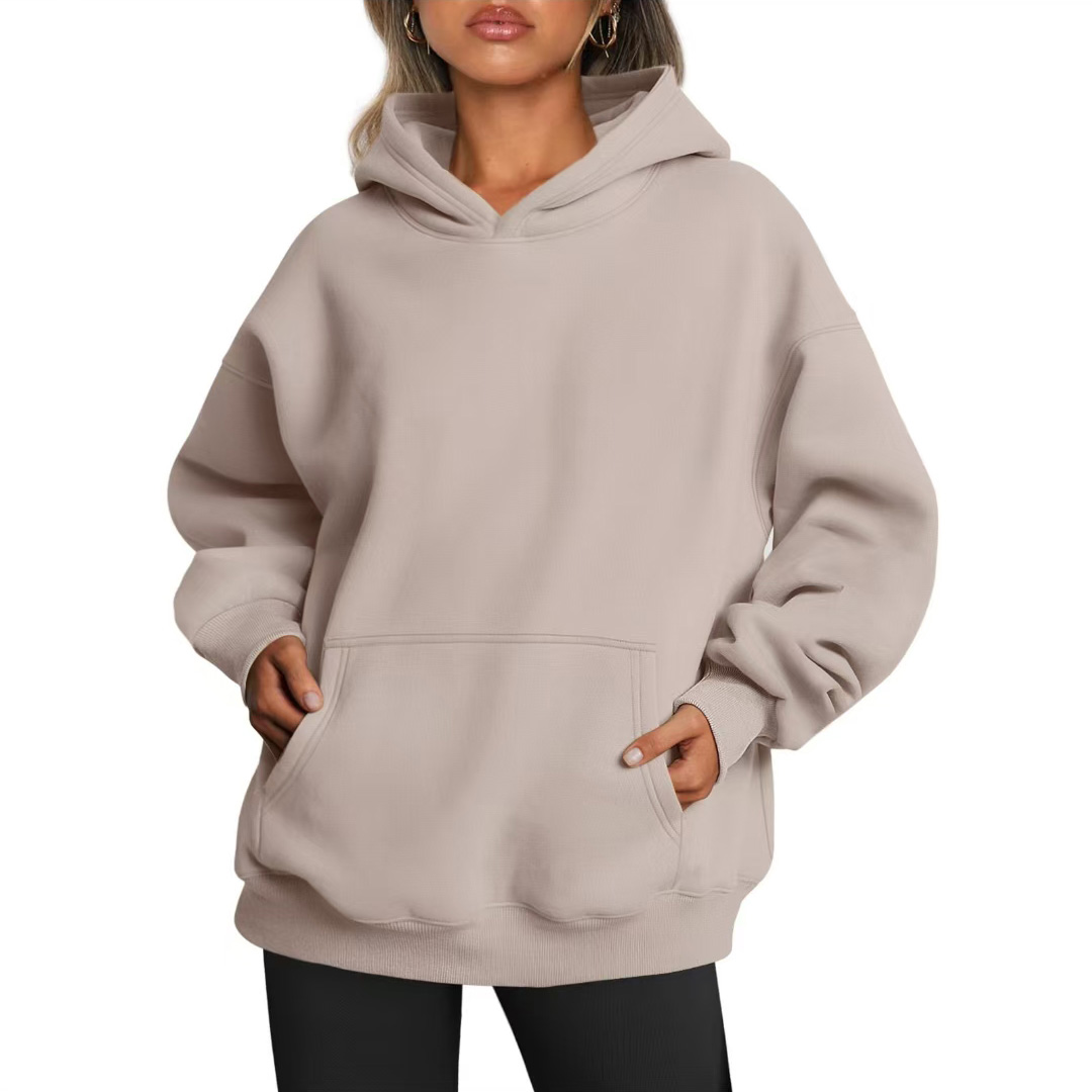 Unisex Oversized Hoodies Fleece Sweatshirts Long Sleeve Sweaters Pullover Fall Clothes with Pocket