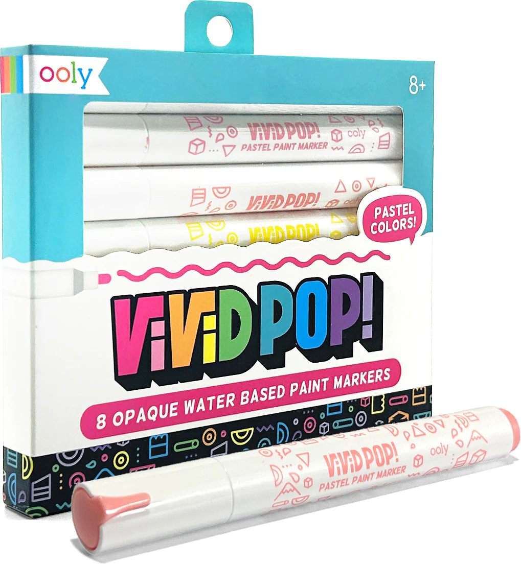 Vivid Pop! Water Based Paint Markers - Pastel
