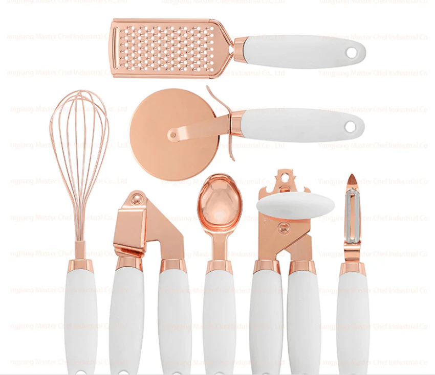 7PC Copper & Ceramic Kitchen Tools