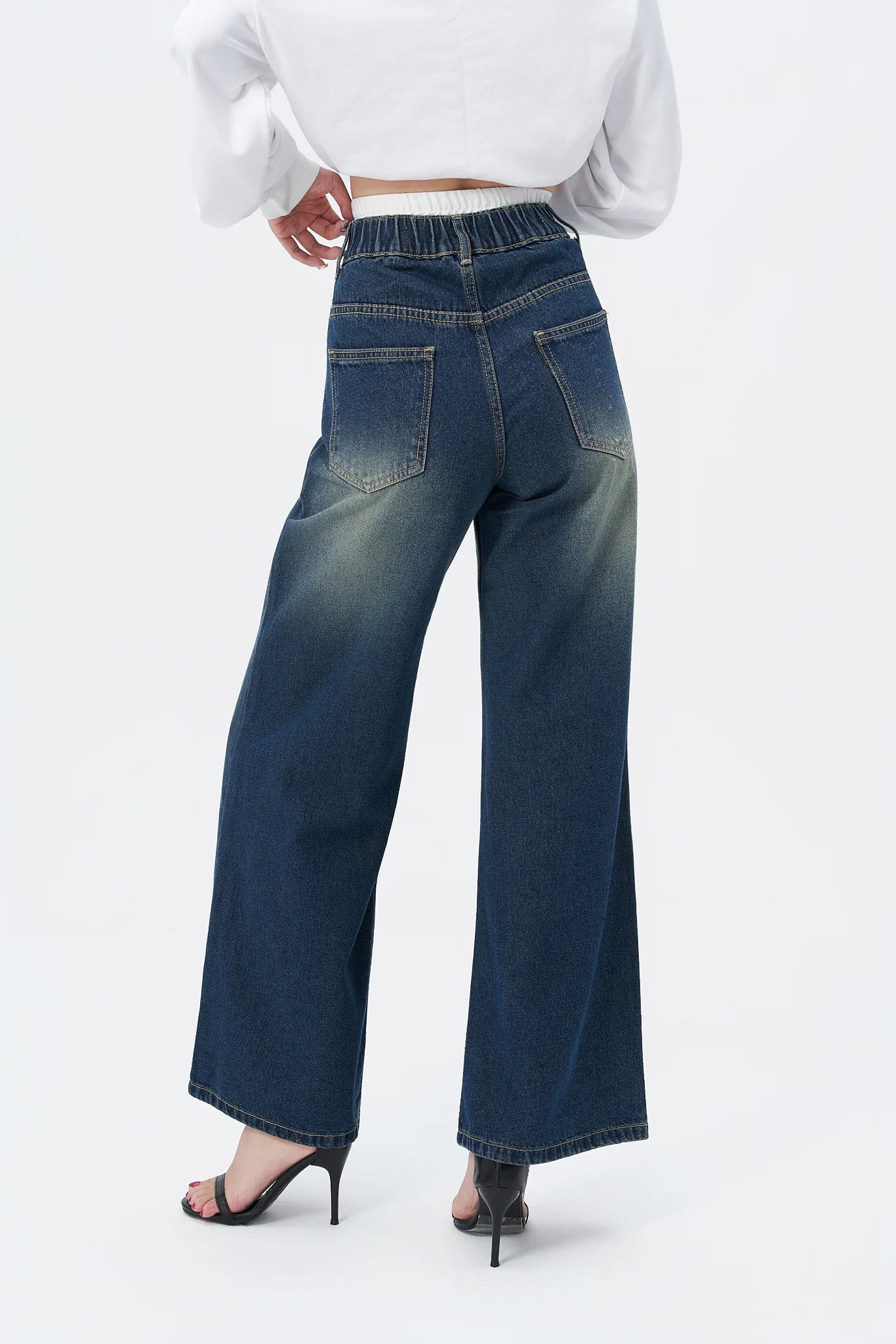 Denim X Boxer Baggy Wide Leg Jeans