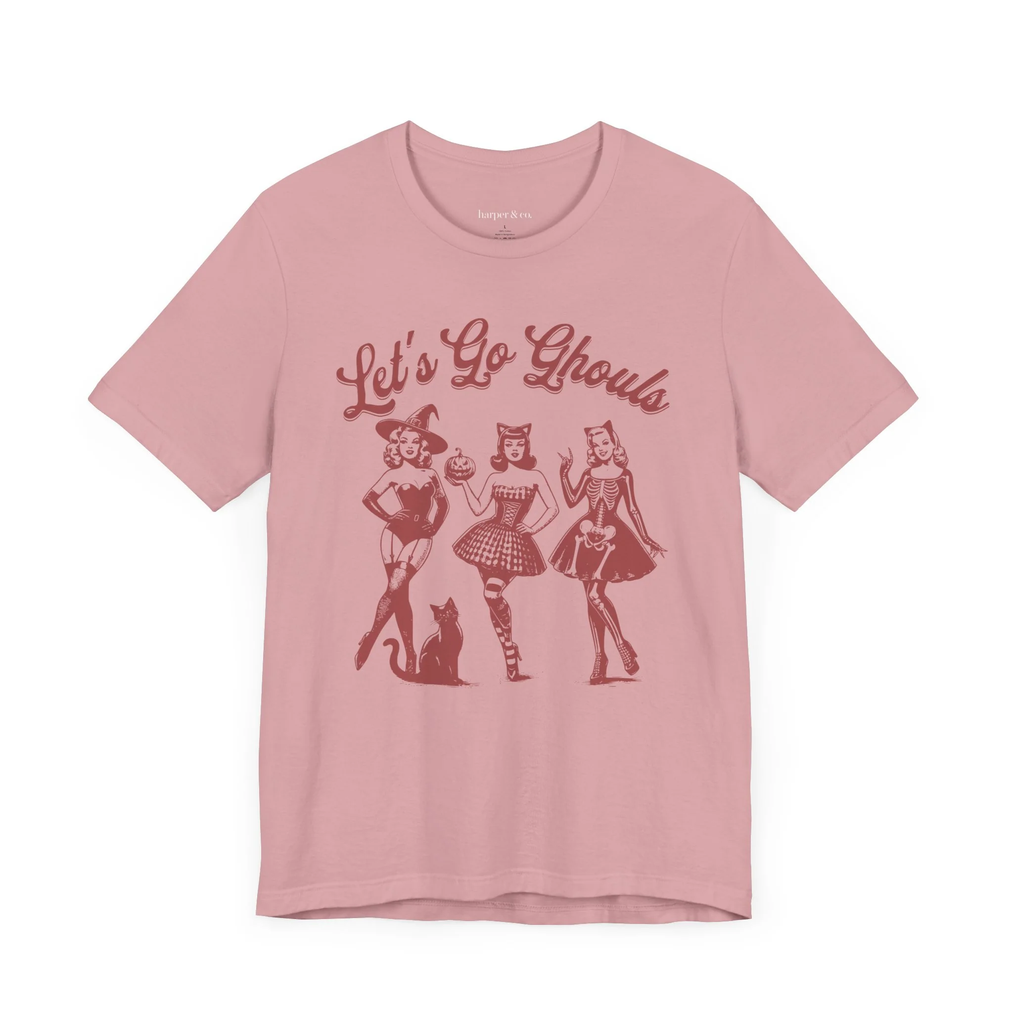 Let's Go Ghouls Bella Canvas Unisex Jersey T-Shirt - Multiple Colors