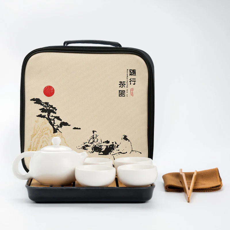 Portable Ceramic Tea Set