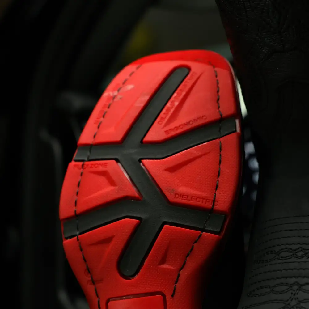 Black Nobuck Leather Boots With 3D Sole - Square Toe