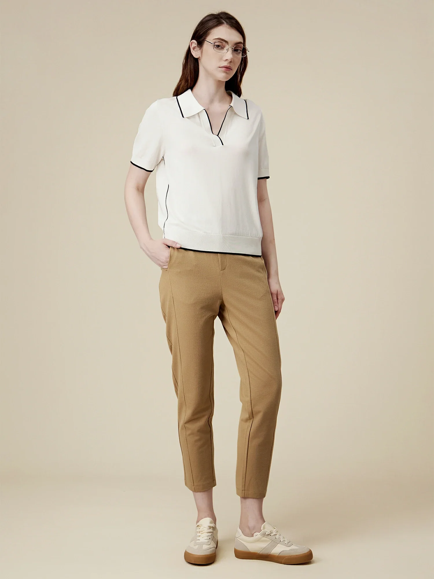 Cotton Linen Slim Pencil Pants