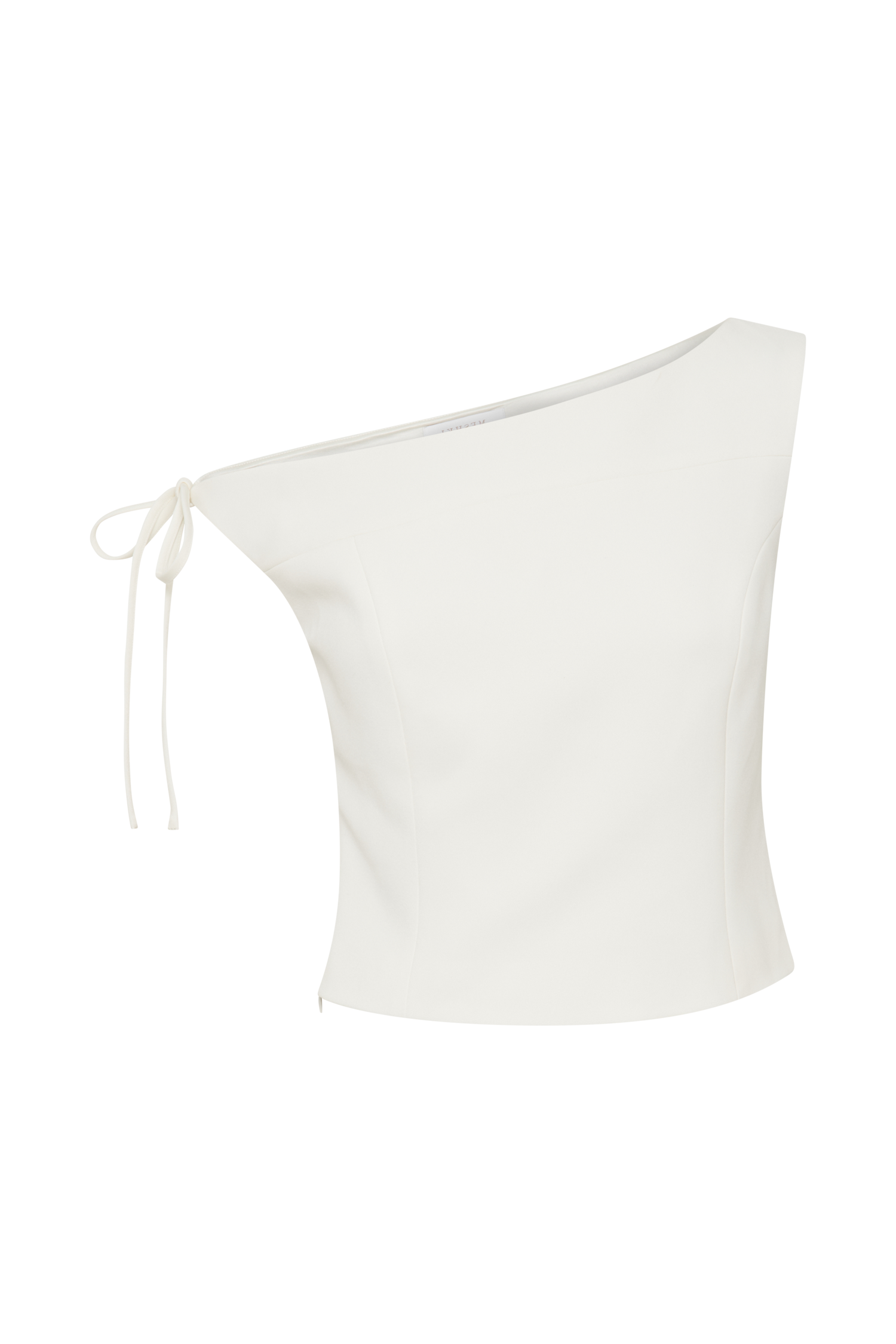 Ivory Suiting Off Shoulder Top