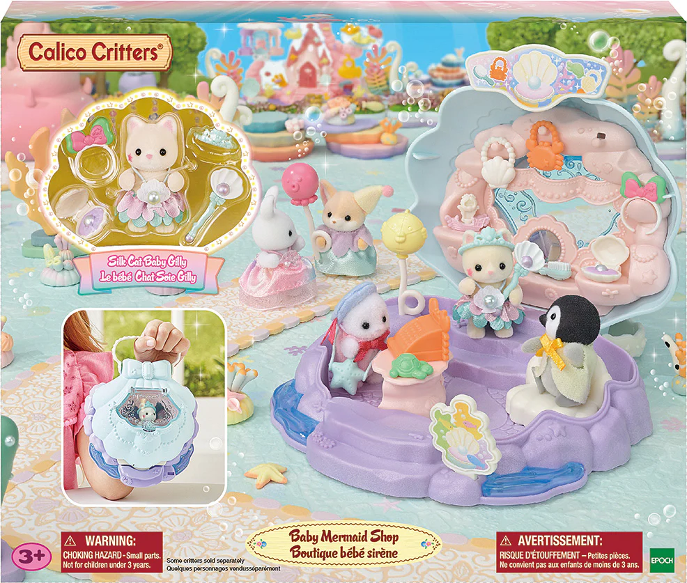 Woodland Friends Baby Mermaid Shop Set