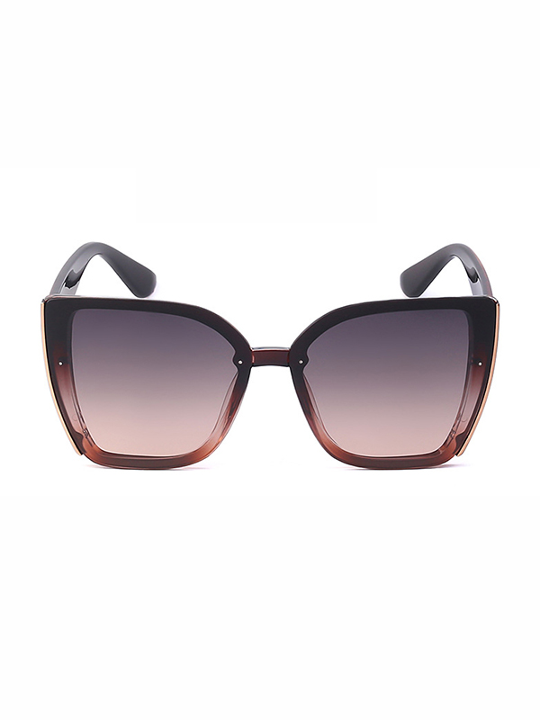 Geometric Sun-Protection Sunglasses Accessories
