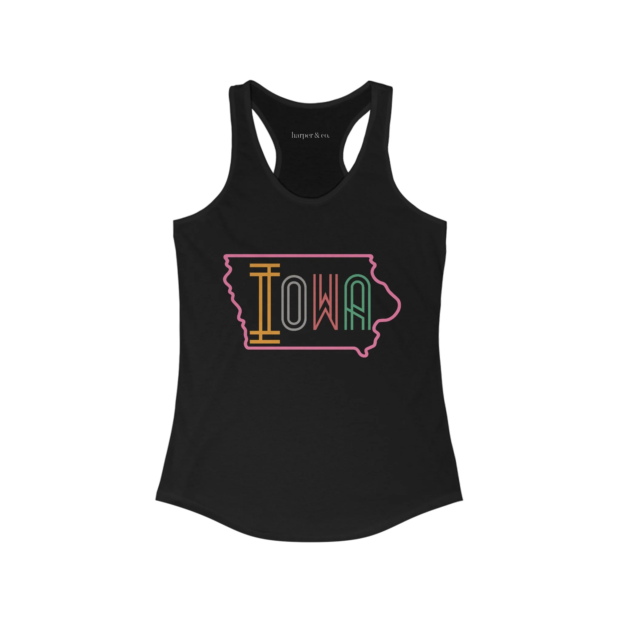 Iowa Pink Women's  Racerback Tank
