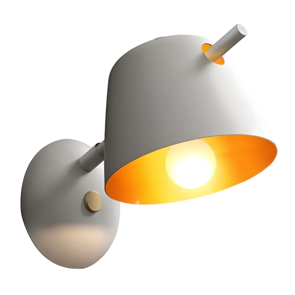 Unique Matte Metal Nordic Plug in Wall Sconce Lighting Wall Light Fixture