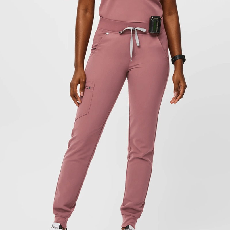 Stretch Scrub Top & Jogger Scrub Pants Set