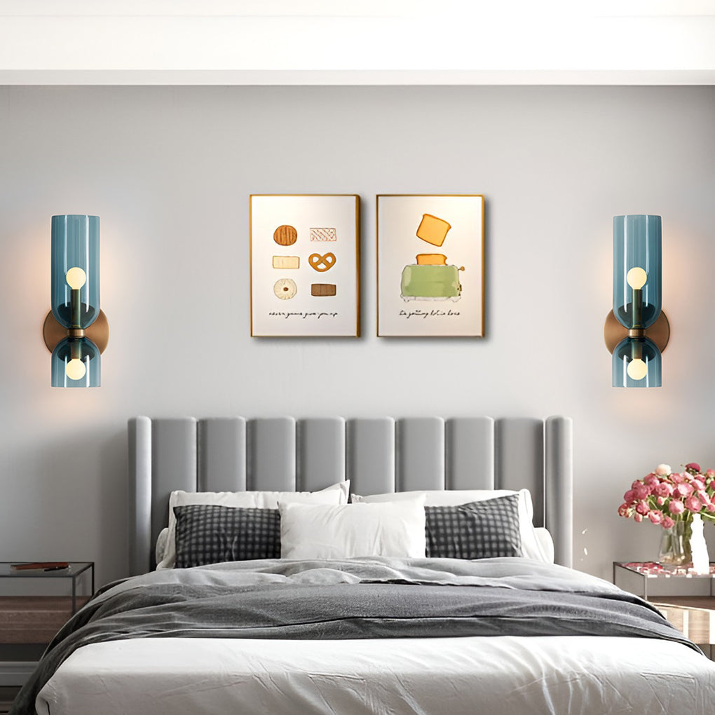 Creative Glass Up and Down Lights Nordic Wall Lamp Wall Light Fixture