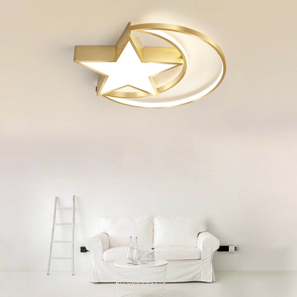 Creative Personality Cartoon Bedroom Ceiling Lamp for Children's Room