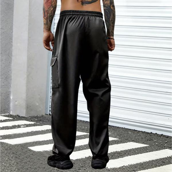 Men's Casual Pants with Zipper Pockets Cargo
