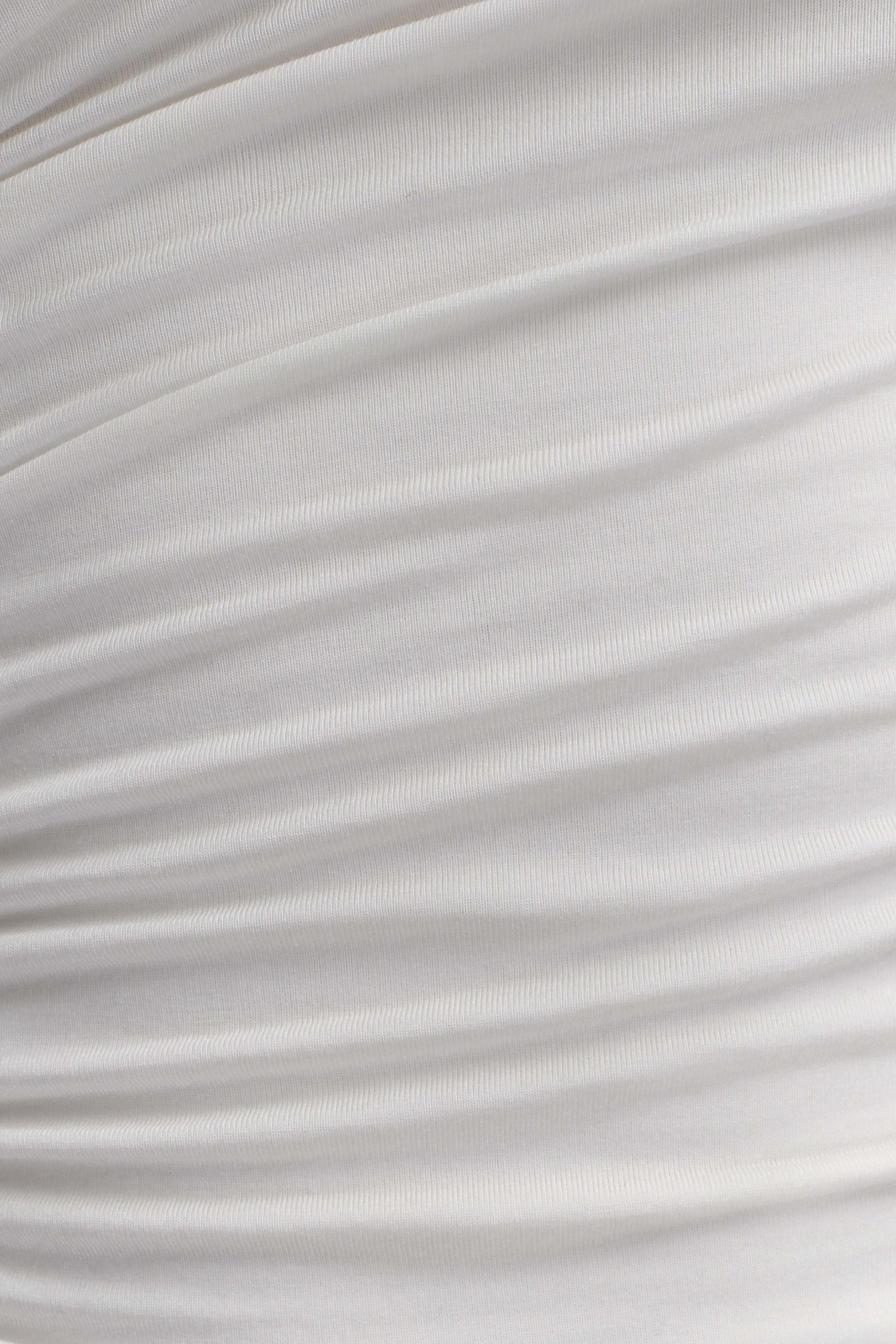 White One Shoulder Modal Top