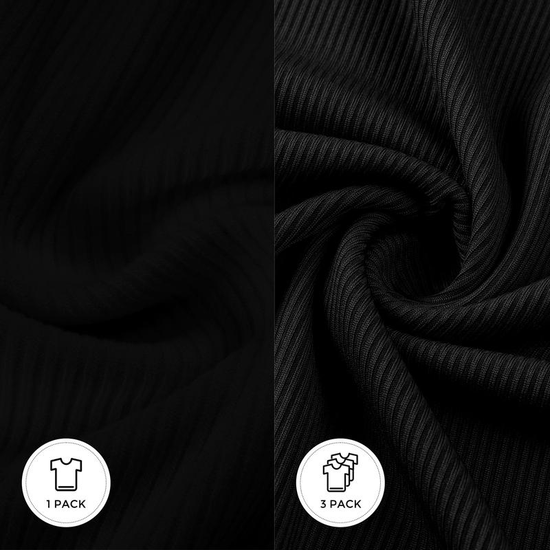 Men's Plain Muscle Slim Fitted Henley Shirts Crewneck Longline T-Shirt