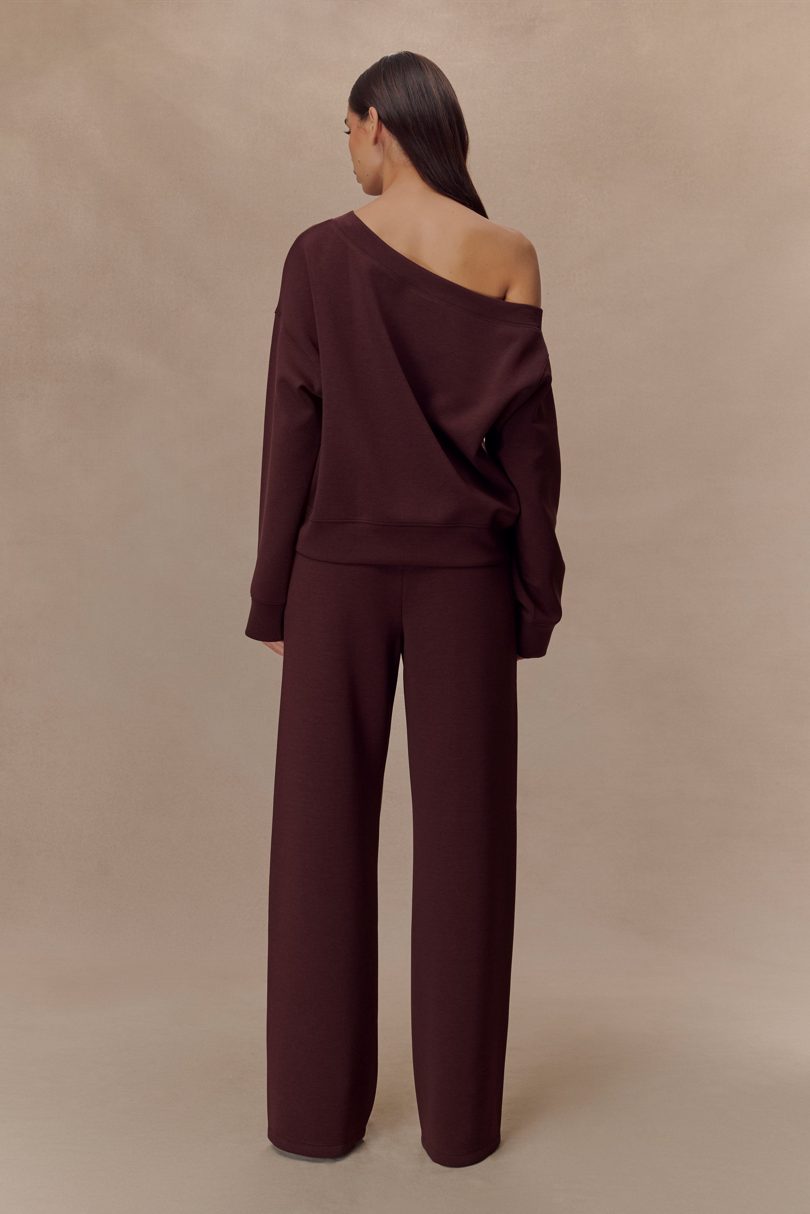 Chocolate Straight Leg Jogger