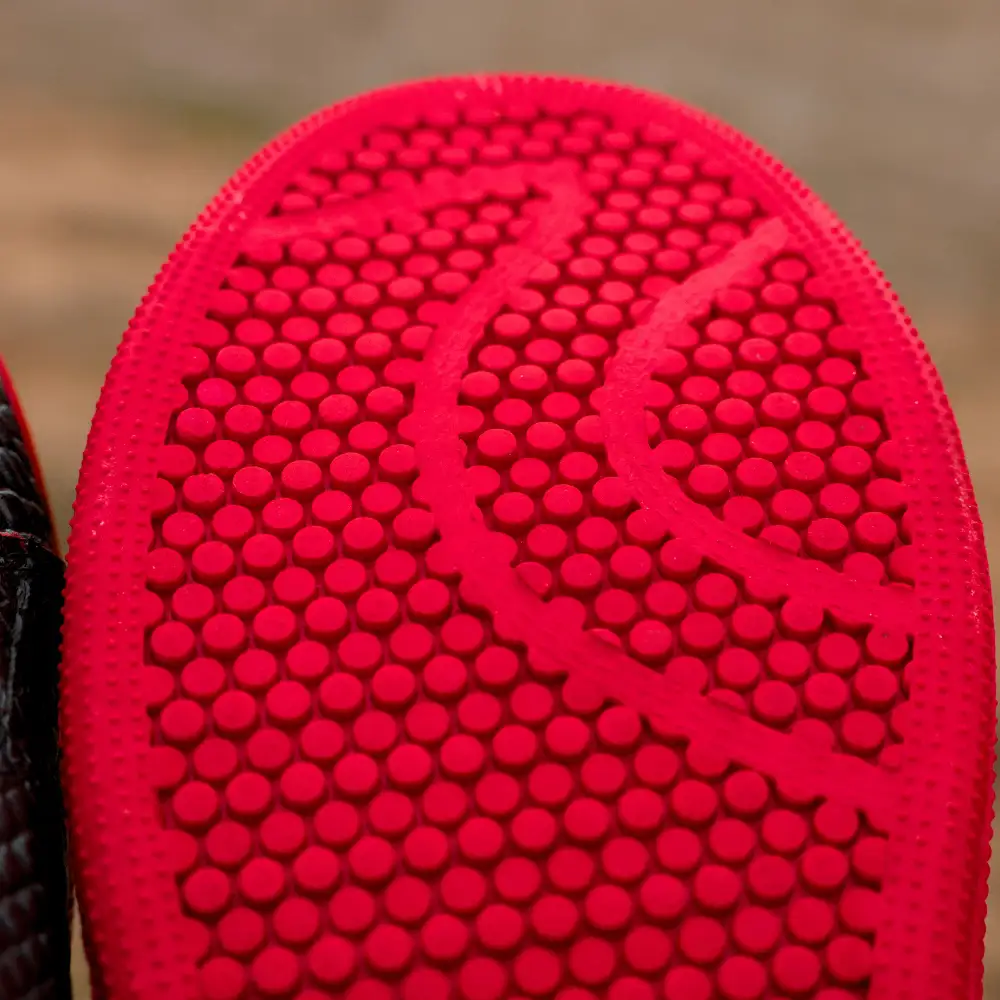 Black Cherry Python Leather Shoes