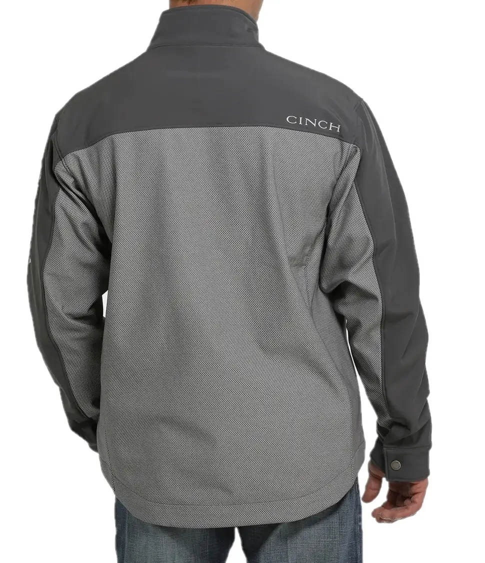 Men’s Grey Concealed To Carry Bonded Cinch Jacket