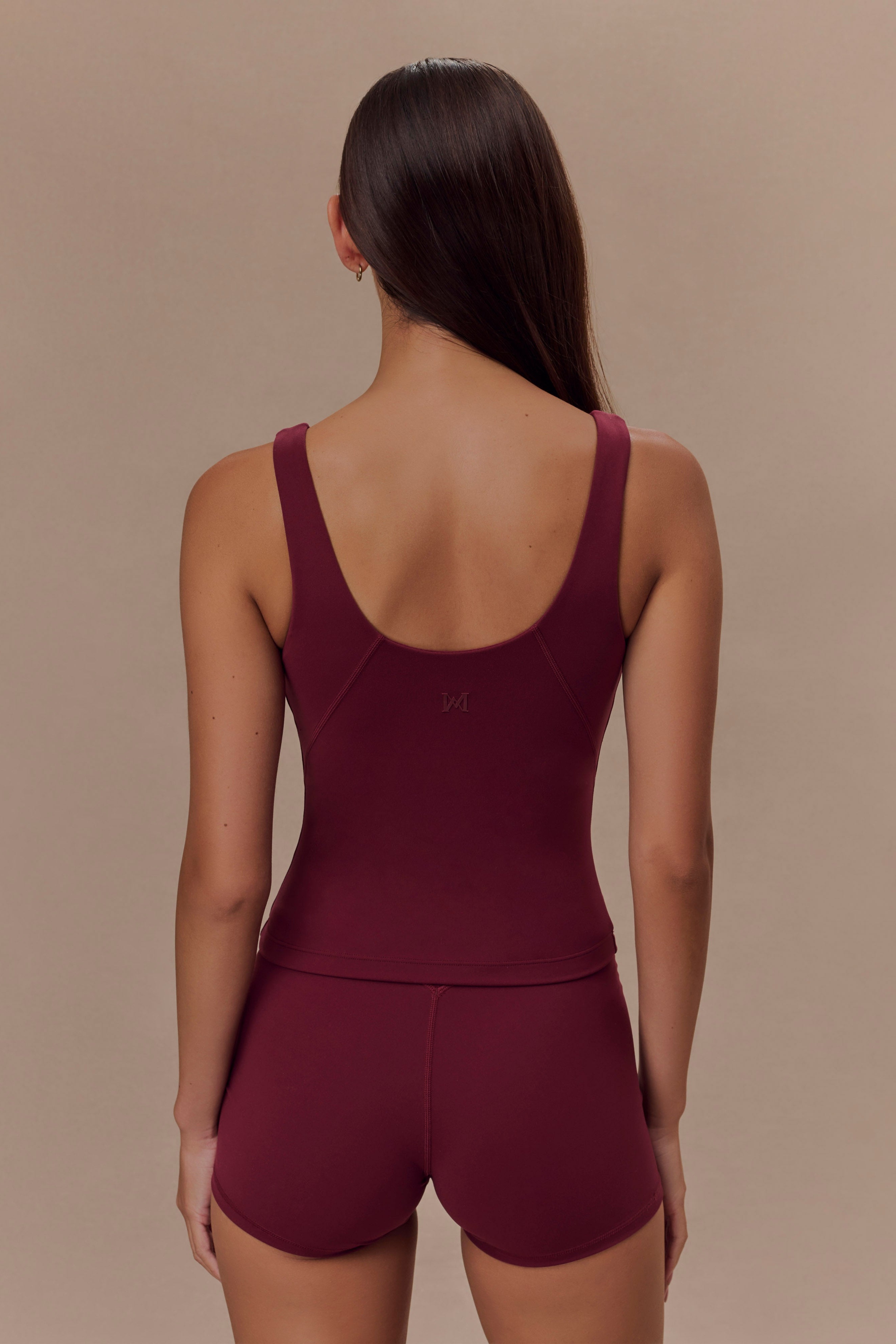 Burgundy Yoga Top