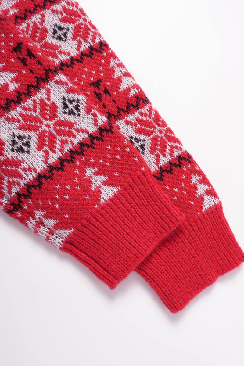 Men's Christmas-themed Crew Neck Sweater